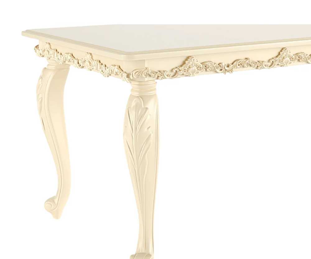 8-Seater Royal Dining Set – Ivory Classic Elegance