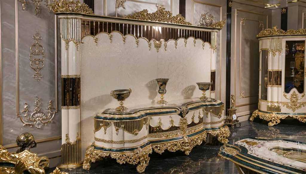 Italian Style Carved TV Unit 