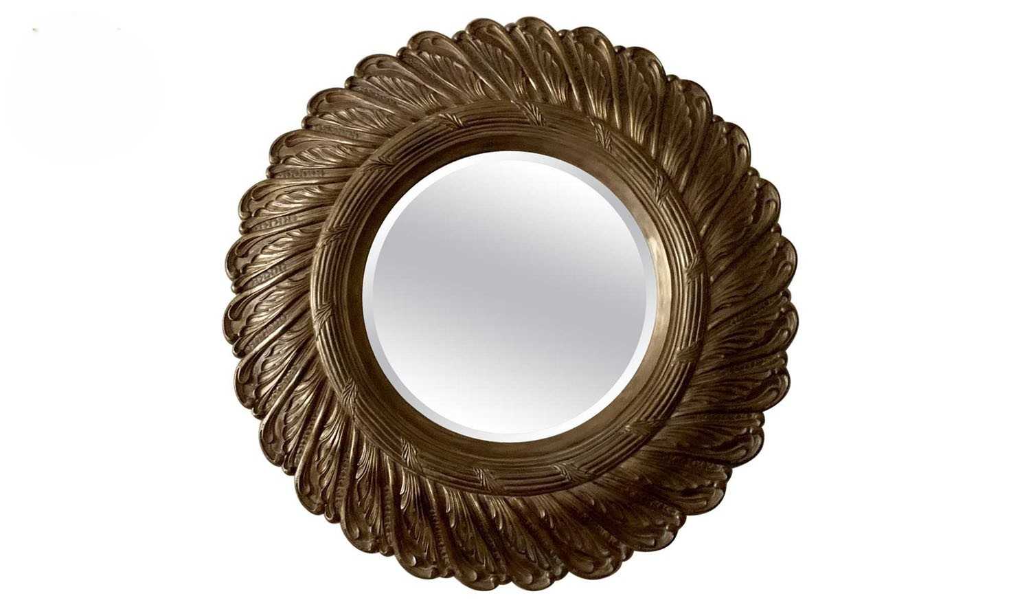 Jacobean Style Hand Carved Mirror Frame