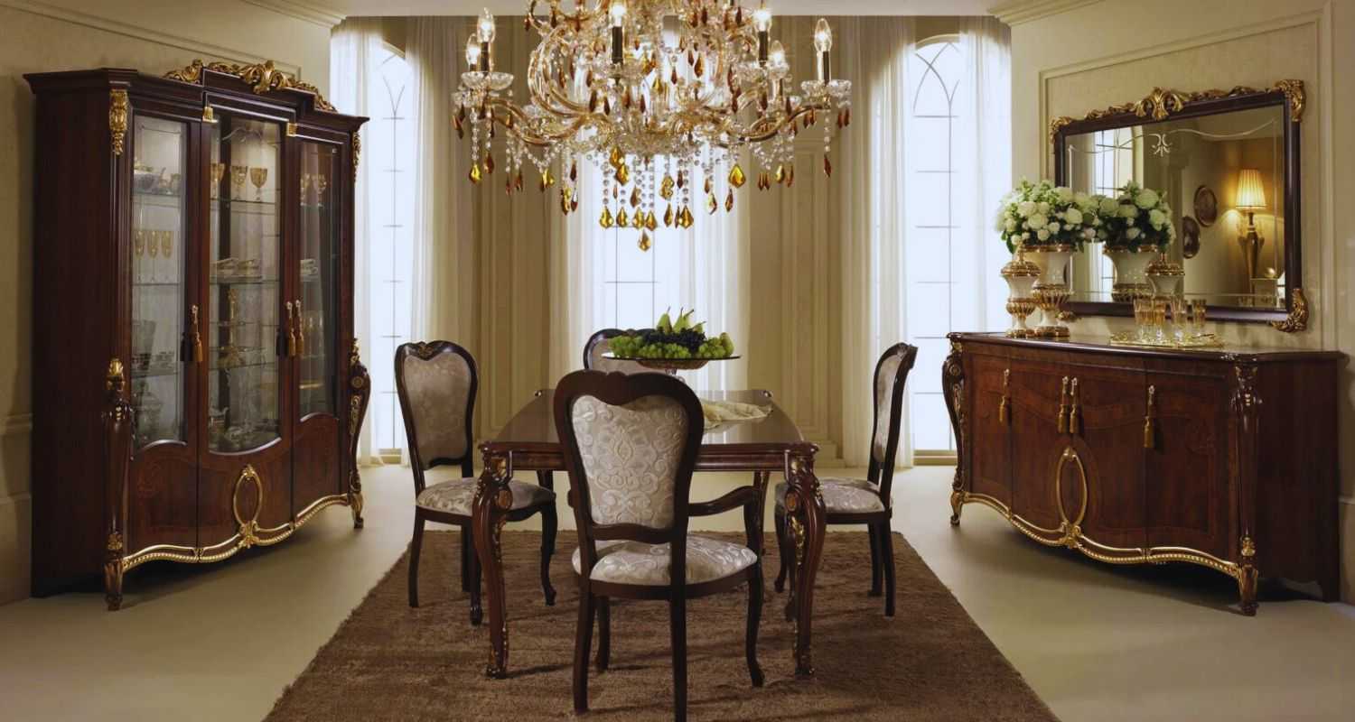 Panaji Neo Classical Style Dining Room Furniture