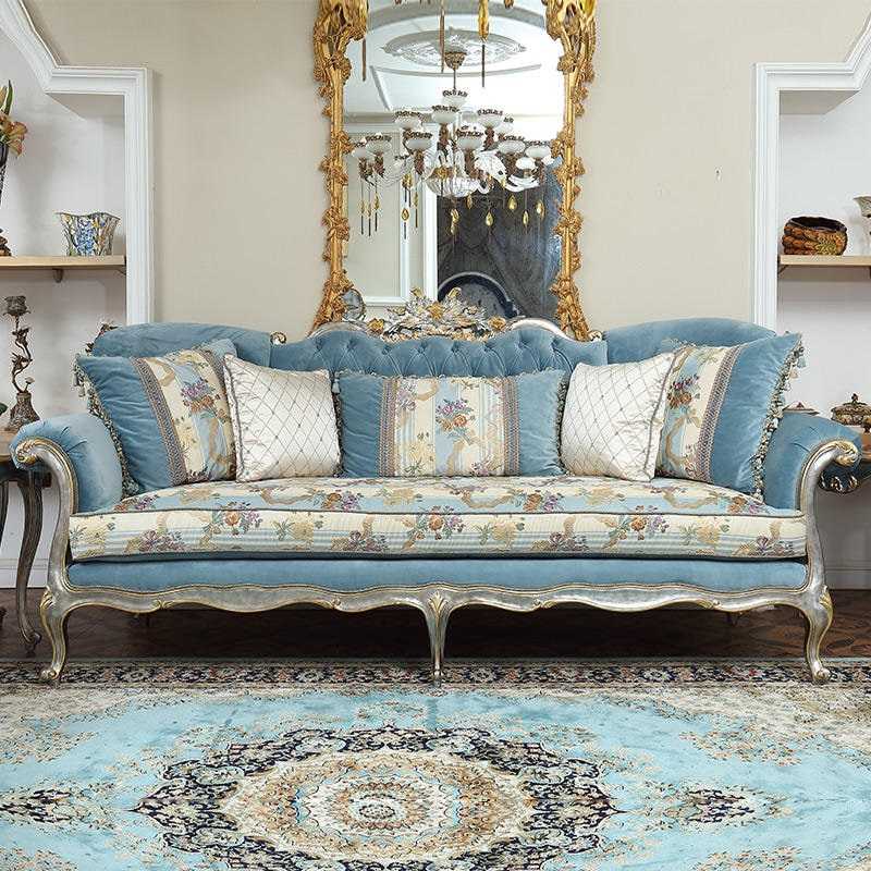Royal Design Hand Carved Classic Luxury Living Room Sofa Set