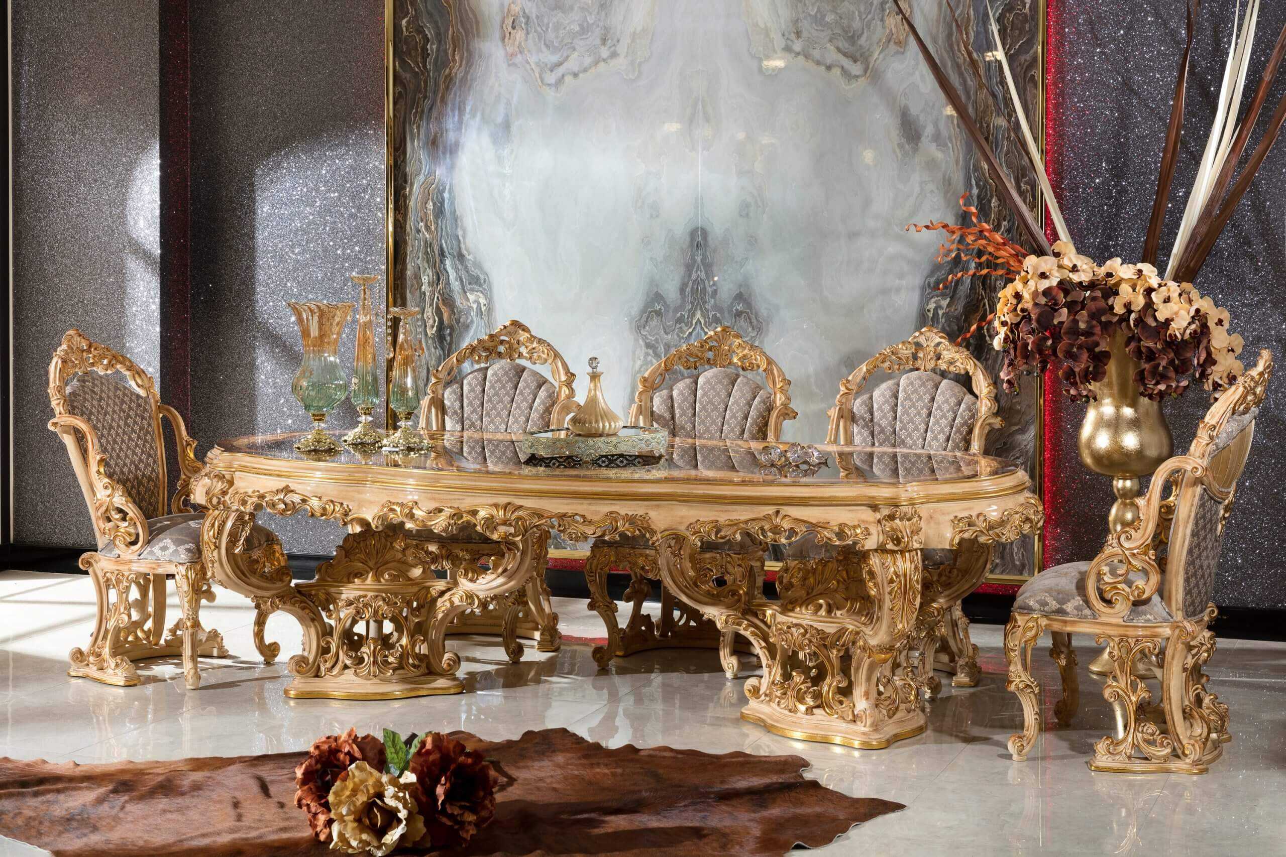 Majestic Grandeur 10-Seater Royal Dining Set