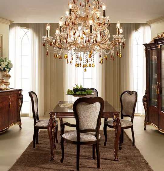 Vintage-Inspired 6-Seater Dining Table  Neo-classic